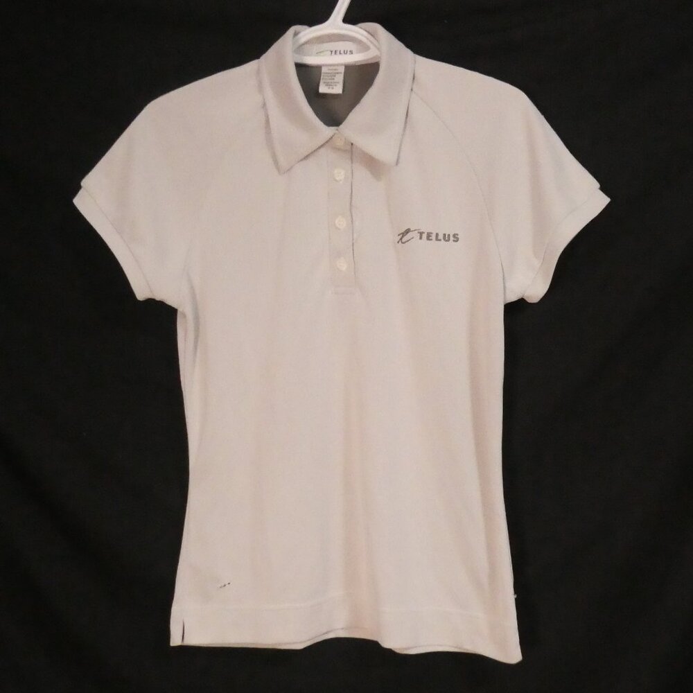 TELUS | W-M women's medium | Telus Golf Shirt *Imperfections- Tears and Snags